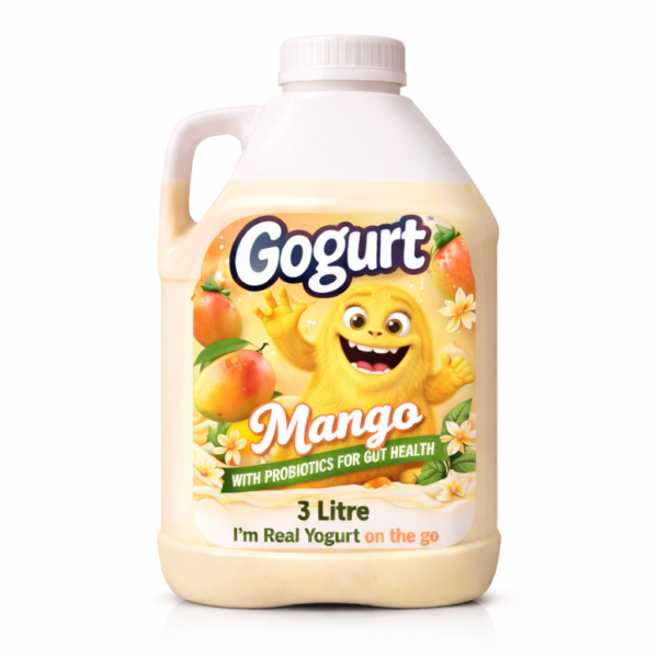 GOGURT Organic Yogurt, Mango, 3L