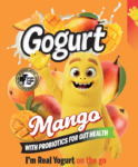 GOGURT ORGANIC WHOLE MILK PROBIOTIC YOGURT, MANGO, 500ML