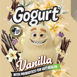 GOGURT ORGANIC WHOLE MILK PROBIOTIC YOGURT, VANILLA, 500ML
