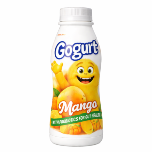 GOGURT ORGANIC YOGURT, MANGO, 500ML