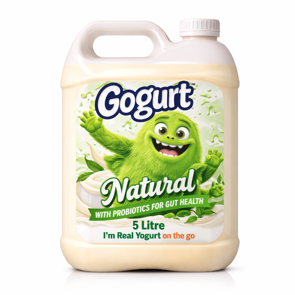 GOGURT ORGANIC YOGURT, NATURAL, 5L